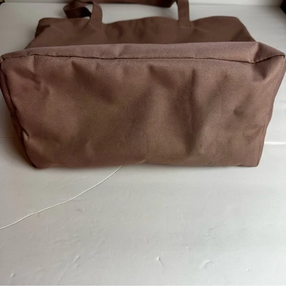 Herschel Supply Co Tote Bag Mica Ash Rose Zip Top Satchel Carry On Pockets - Picture 8 of 13